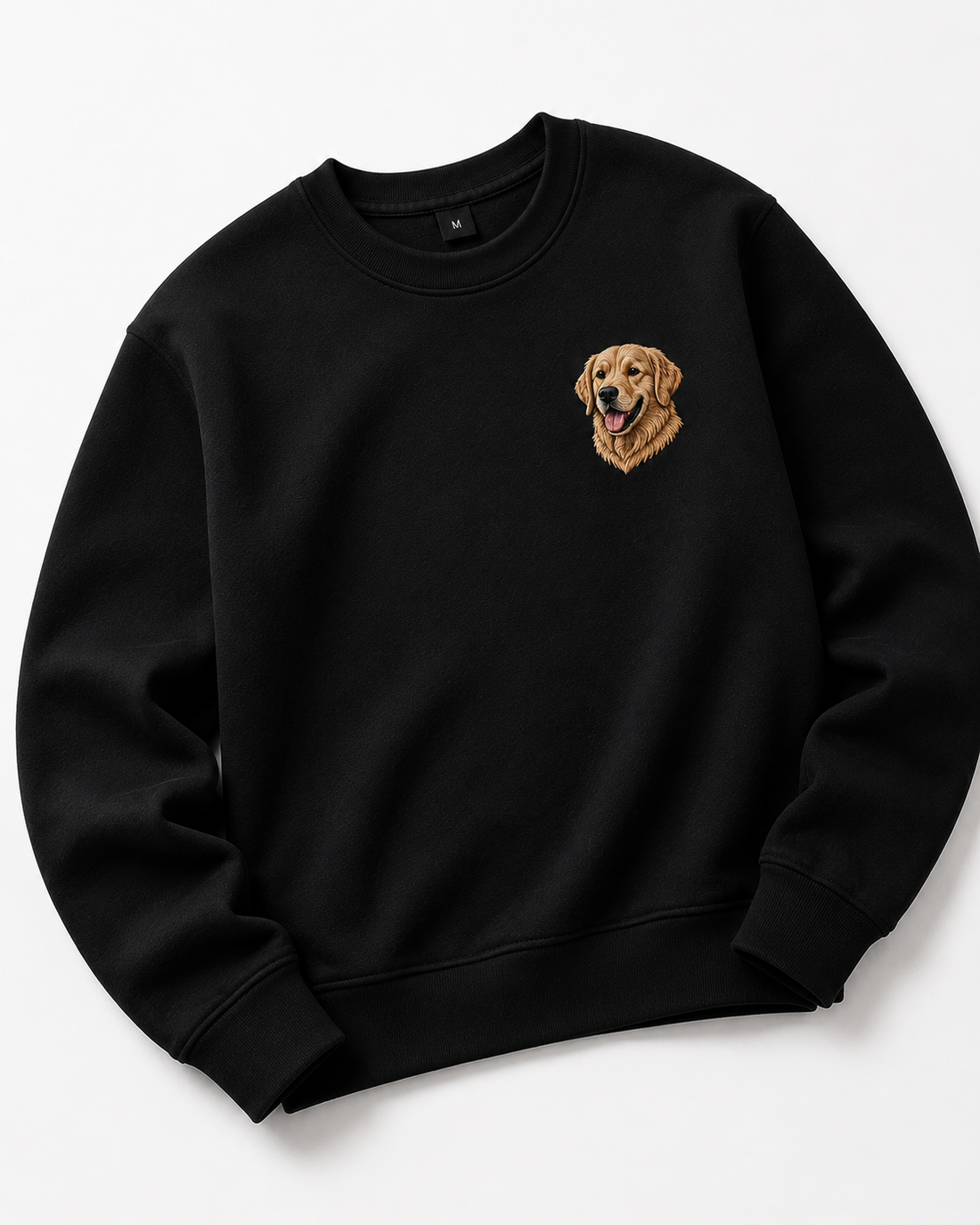 Custom Text Embroidered Oversized Sweatshirt