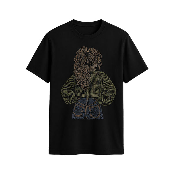 Vintage Farm Truck Embroidered T-Shirt