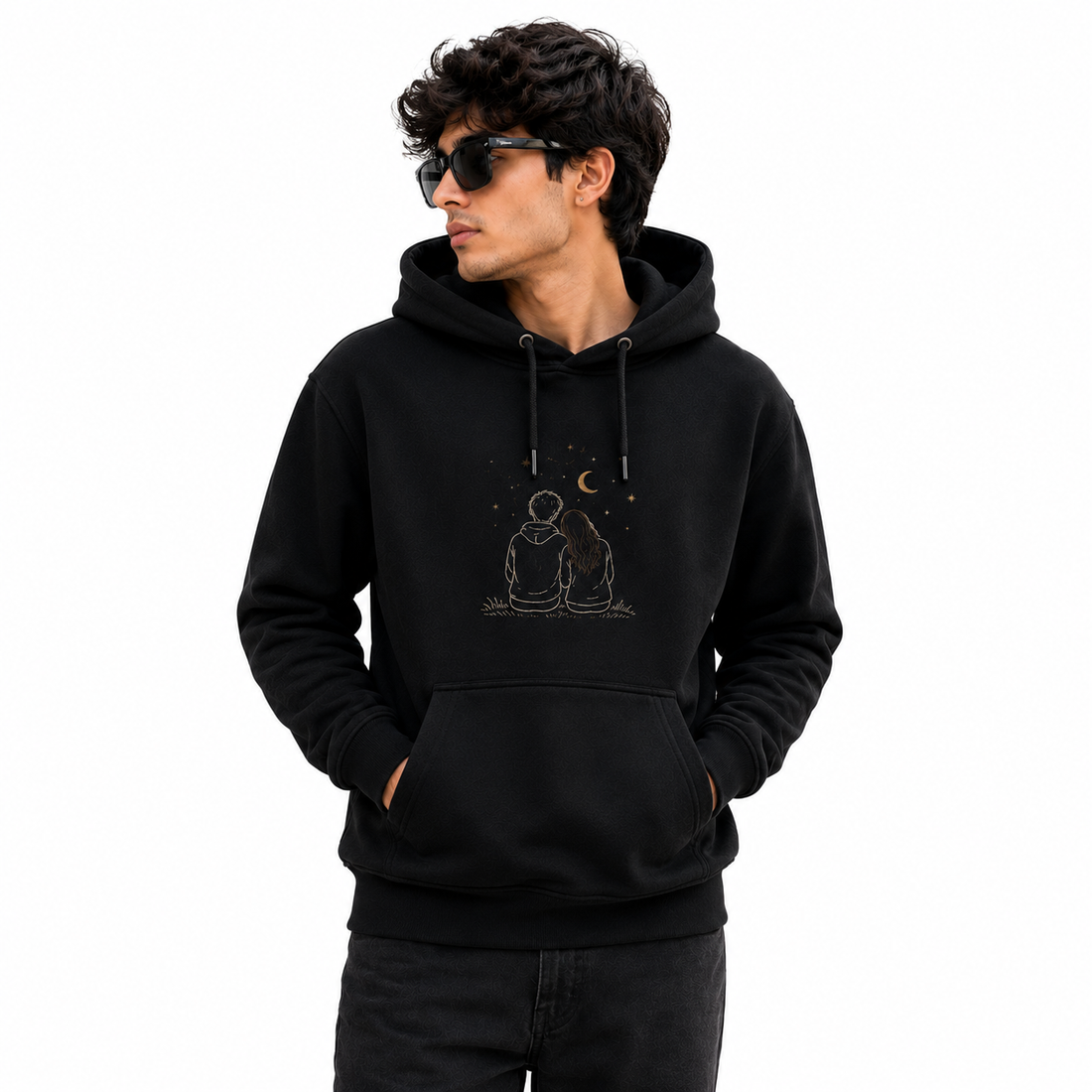 Custom Name Embroidered Oversized Hoodie